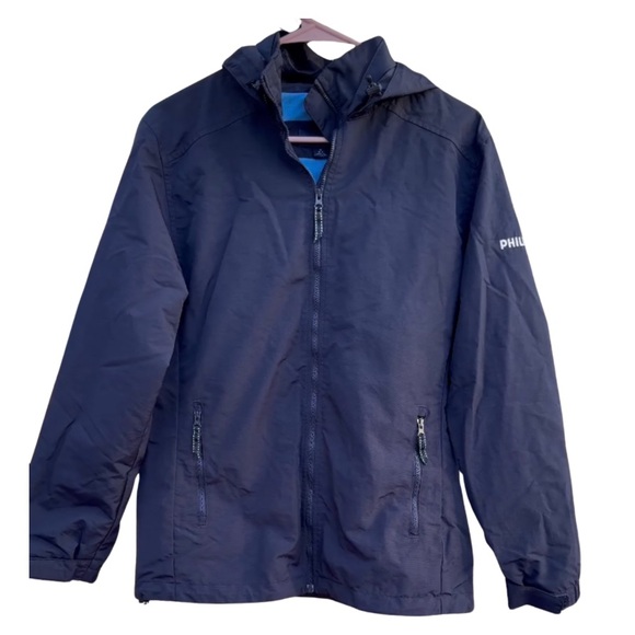 Lands' End Other - Lands' End Black Hooded Raincoat Water-Resistant